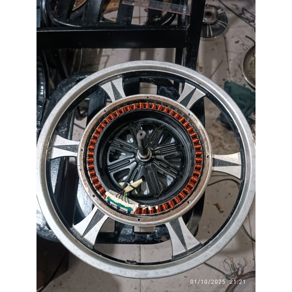 Dinamo BLDC sepeda listrik set velg belakang