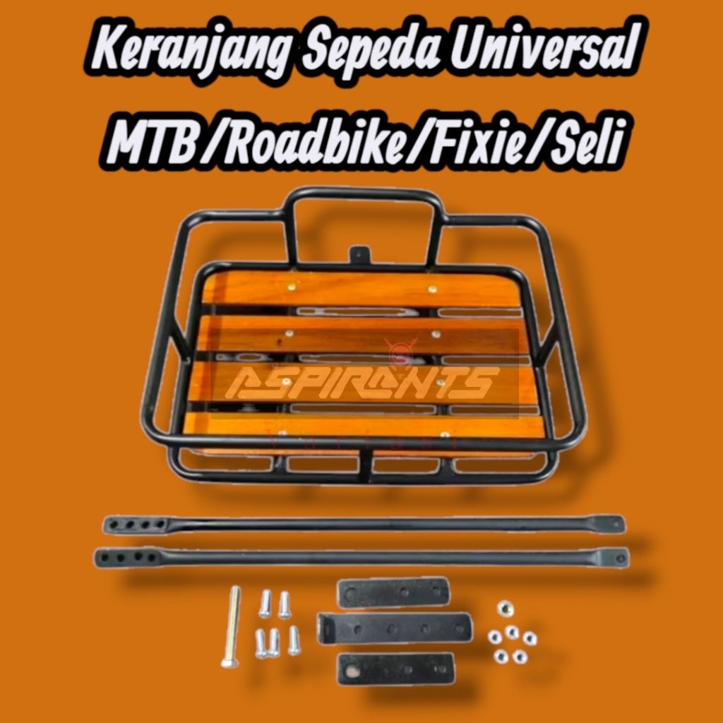 Keranjang / Rak Depan Sepeda Universal  – Aksesoris Sepeda Lipat Minion MTB Federal