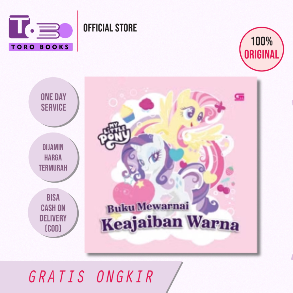 My Little Pony: Buku Mewarnai Keajaiban Warna