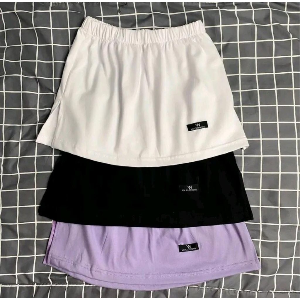 Fake Layering | Pelapis kaos agar terlihat 2 lapis | Inner | Rok PendekFake Layering | Pelapis kaos 