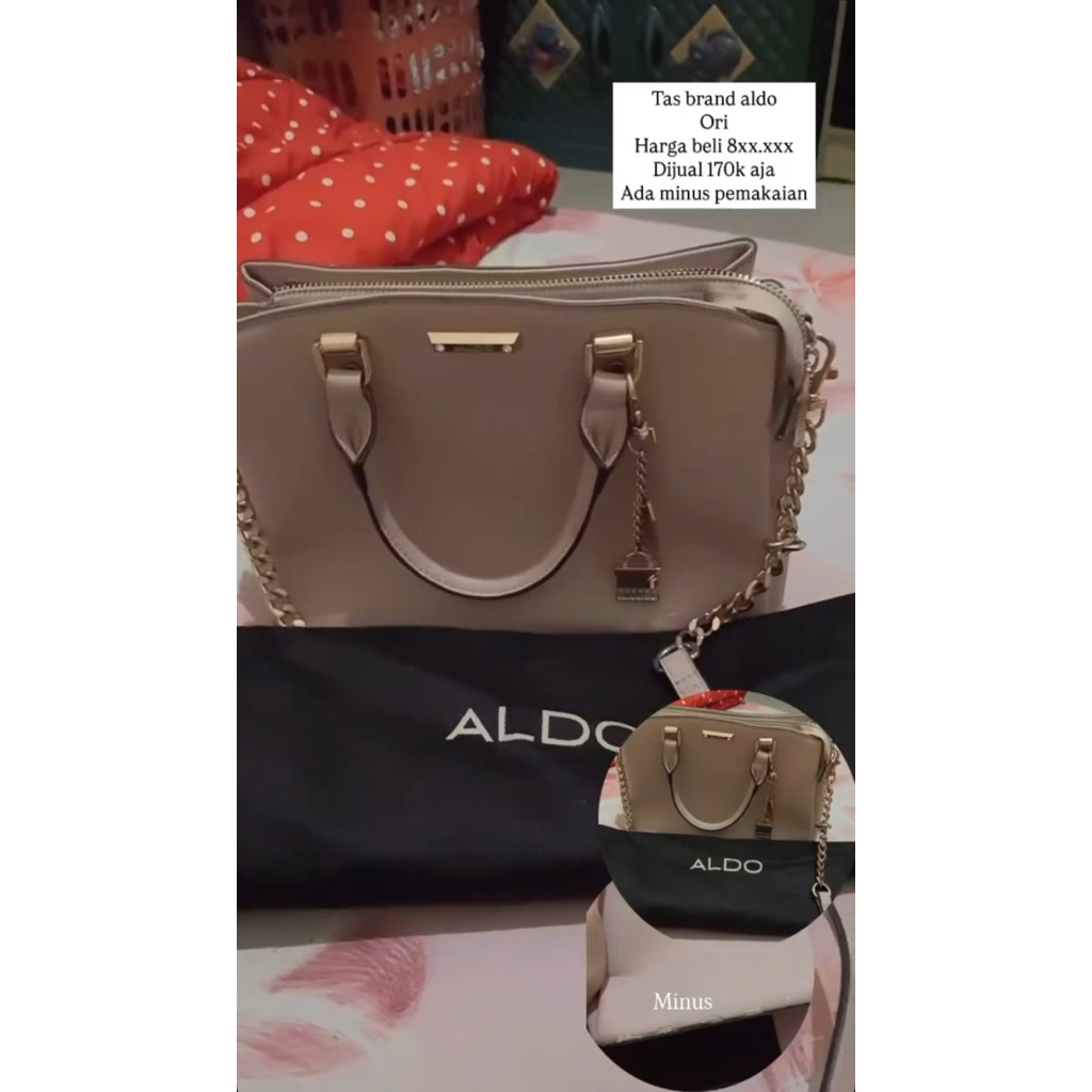 Aldo bag tas samping ori