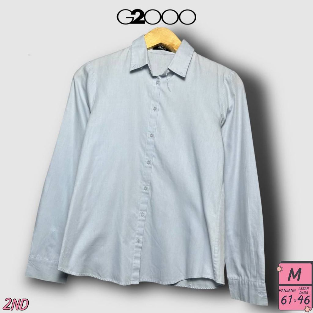 Kemeja Polos Wanita G2000 Size M