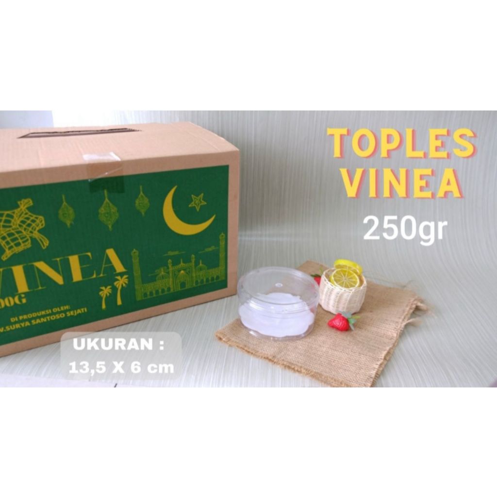 Toples Mika Kue Kering 250 gram Vinea isi 24 pcs