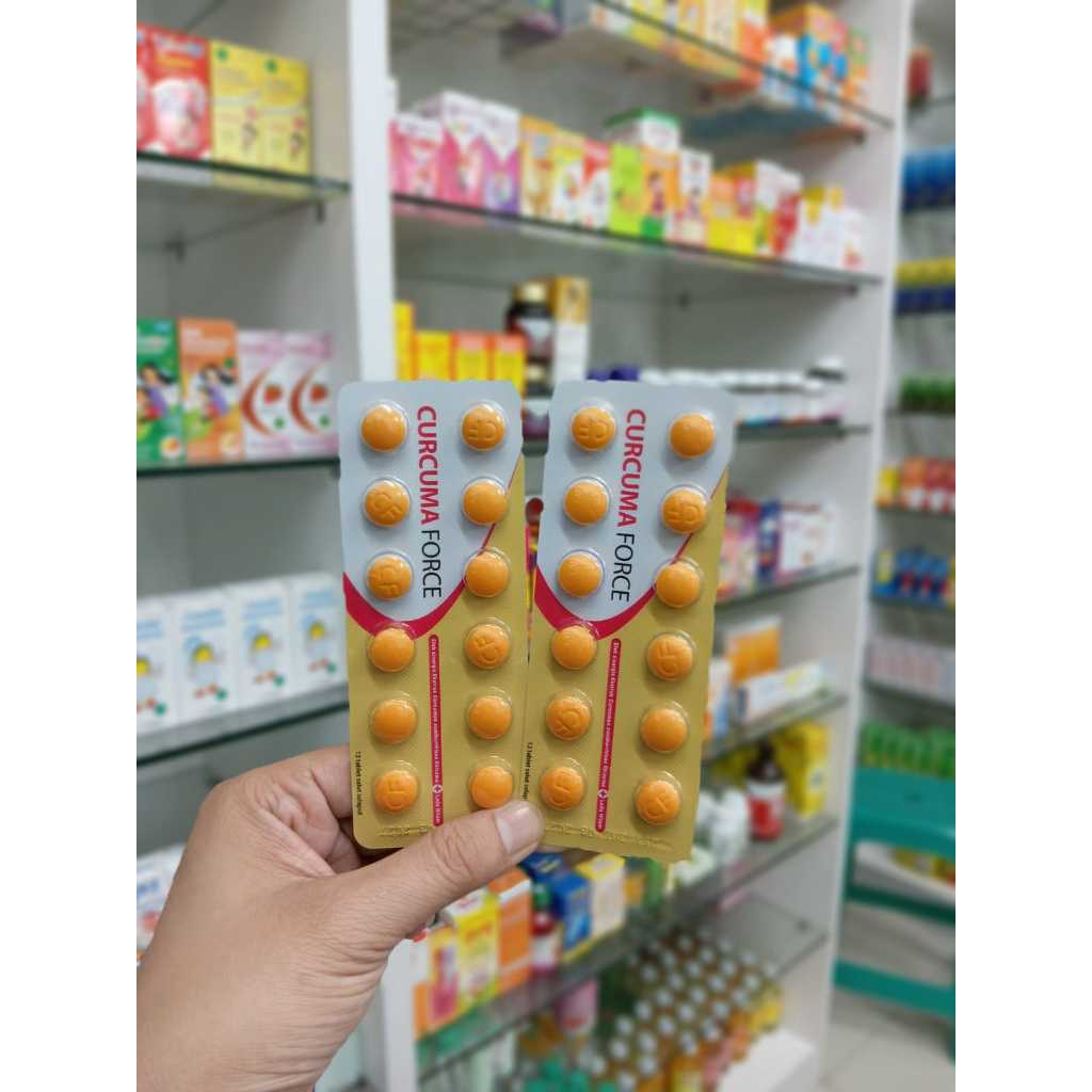 CURCUMA Force Isi 12 TABLET - Suplemen Vitamin Nafsu Makan