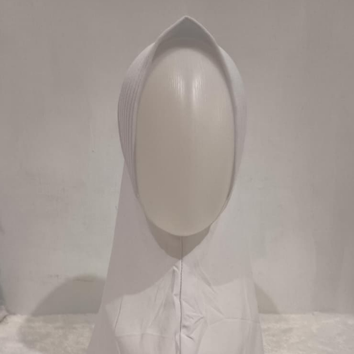 Hijab anak sekolah PUTIH PREMIUM / jilbab bergo hamidah anak PUTIH / jilbab anak sekolah PUTIH