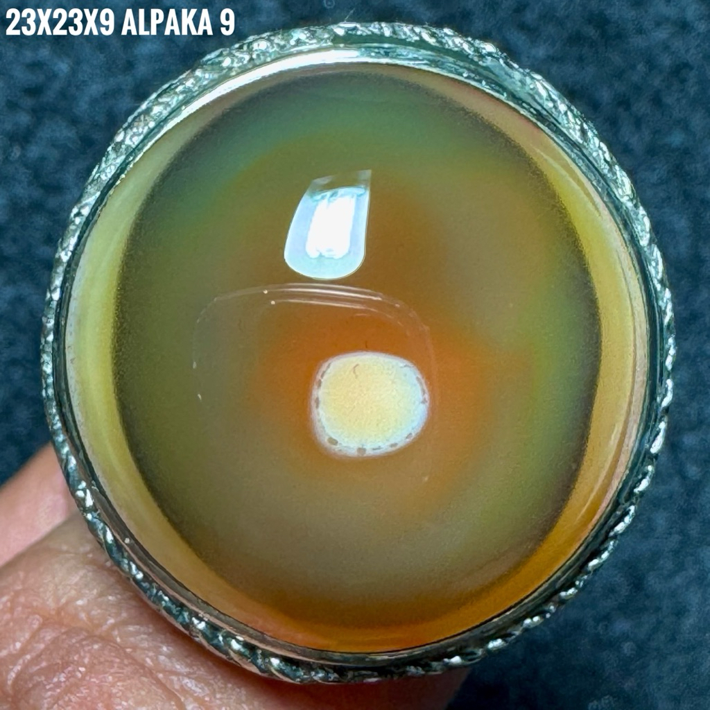 Cincin Batu Akik Natural Sulaiman Mata