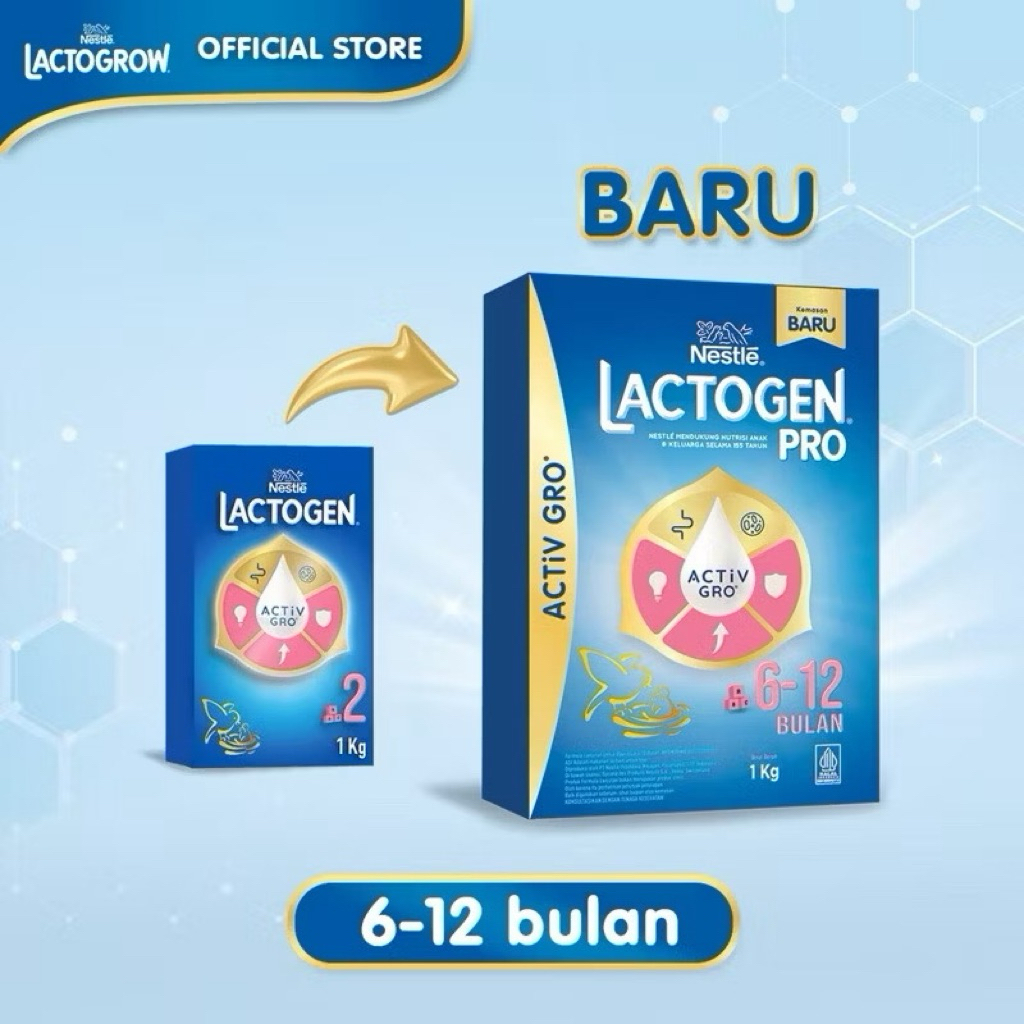 LACTOGEN 2 (6-12Bulan) 1kg