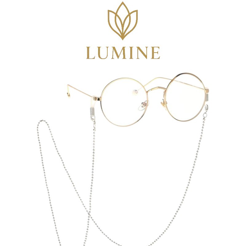 LUMINE Kacamata Rantai Polos | Kalung Kacamata Polos Rantai | Kalung Anti Karat | Kalung Anti Putus 