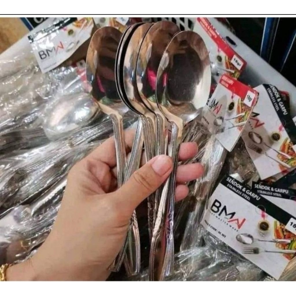 Hss Sendok Makan Stainless isi selusin