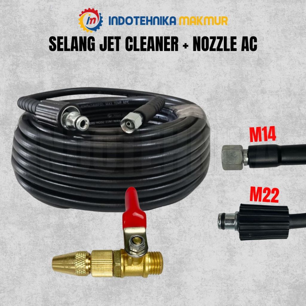 Paket Selang Jet Cleaner + Nozzle AC Cleaner Cuci AC