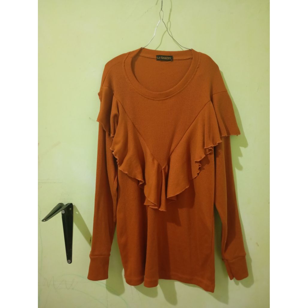 Baju wanita cantik rajut rumbai ootd kekinian
