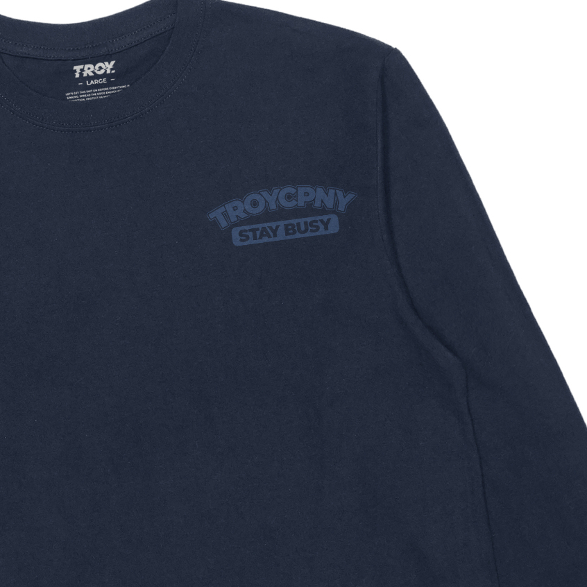 Troy Company Longsleeve Tshirt Navy Already Taken - Kaos Lengan Panjang Biru Navy LSD 3347