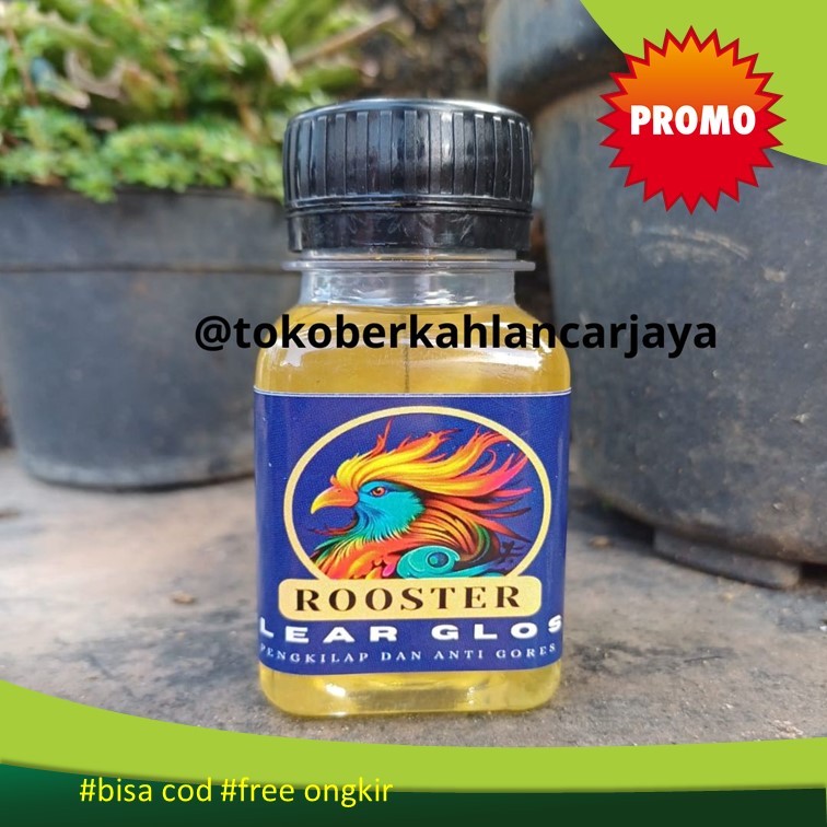 (OLES) 50 ML CLEAR GLOSS PELAPIS,PENAMBAH GLOSSY DAN ANTI GORES CAT CANDY PAINT