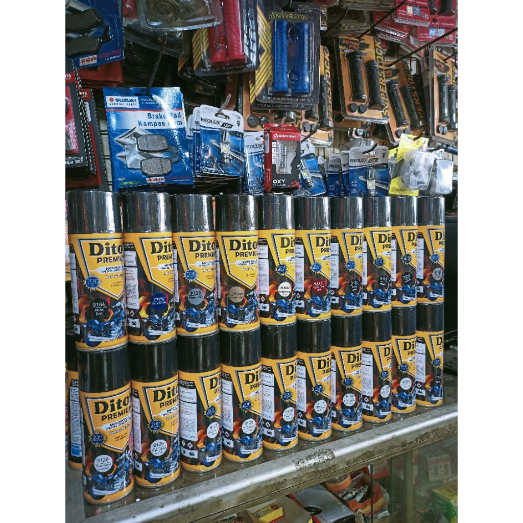 CAT PILOX DITON PREMIUM PRIMER GREY, CLEAR GLOSS+ACTIVATOR, BLACK DOFF, ATLANTIS BLUE, SCOOPY BEIGE,
