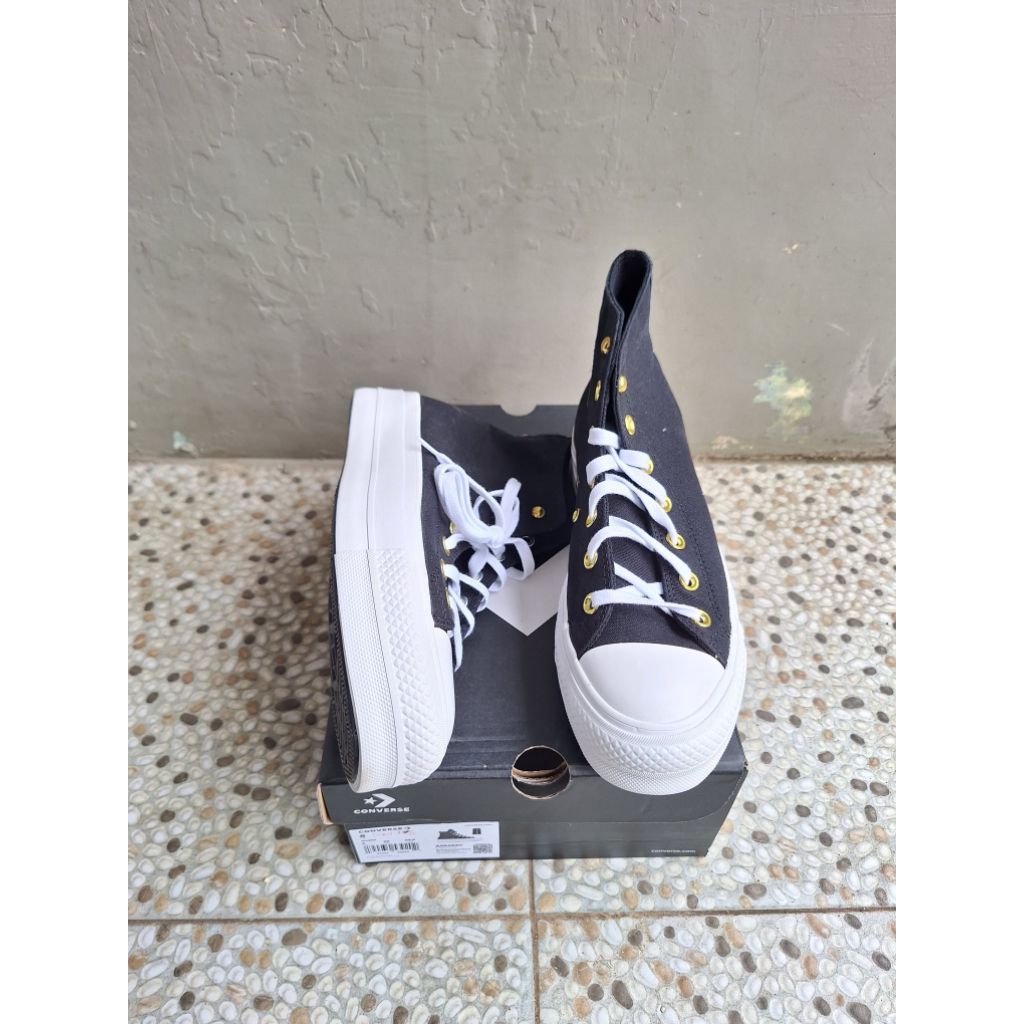 Sepatu Converse Ctas Lift HI Black
