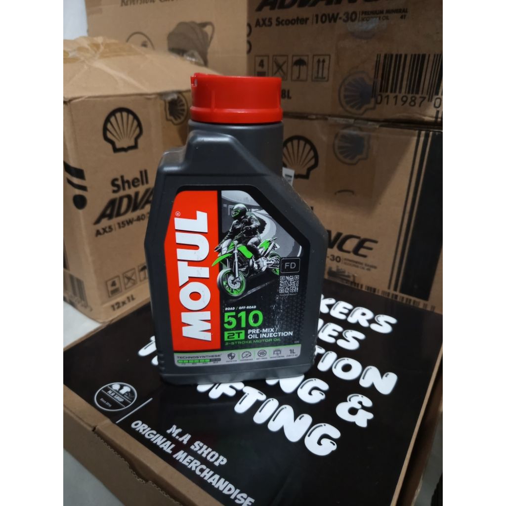 Oli samping 2tak motul original 100%