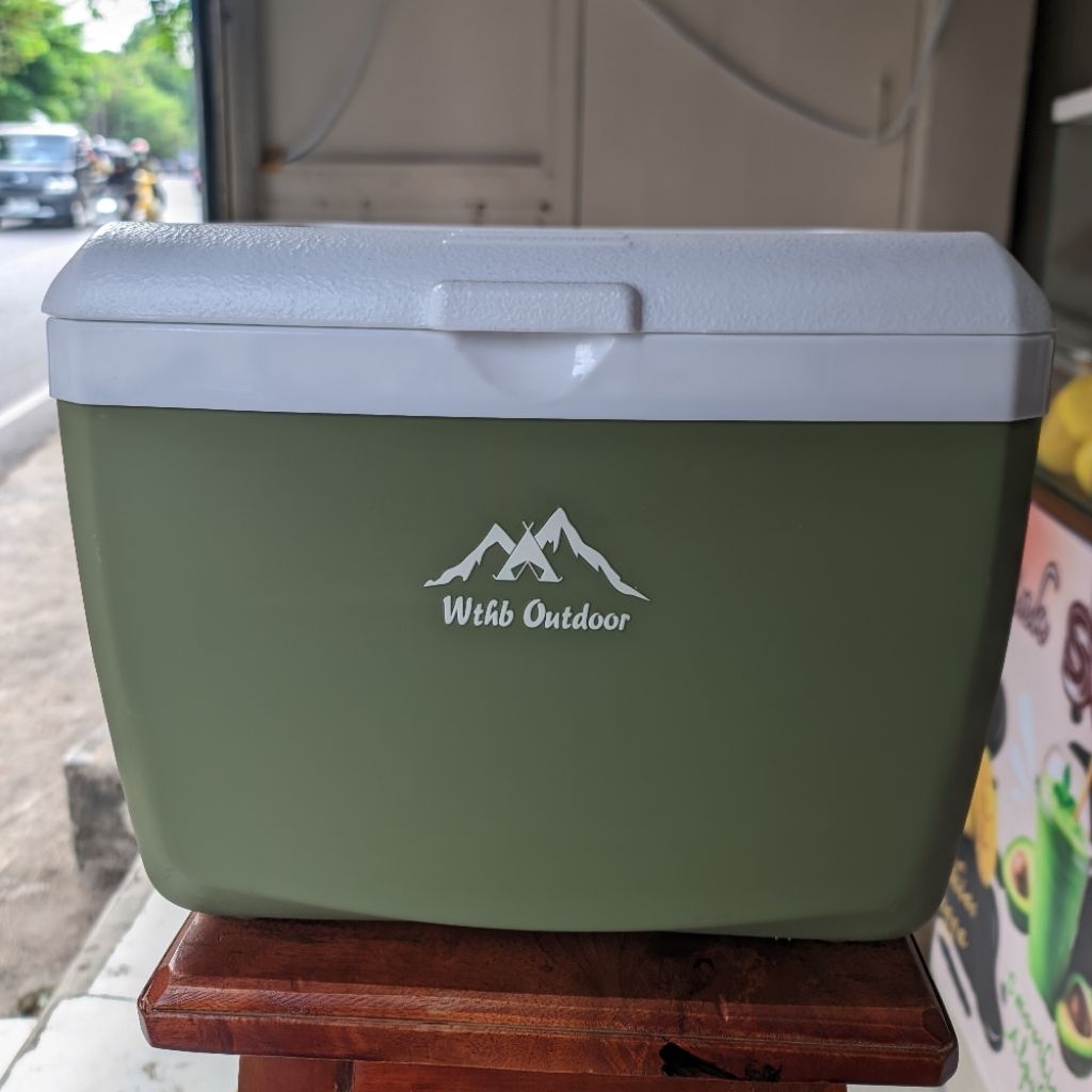 WTHB Outdoor Cooler Box 16L + 5 Ice Pack + 2 Lempengan Es | Box Pendingin / Container Es