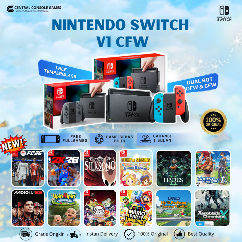 Nintendo Switch V1 CFW  FullGames