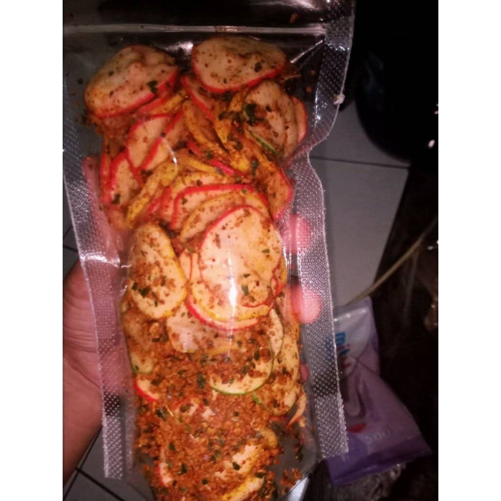 kerupuk pedas daun jeruk