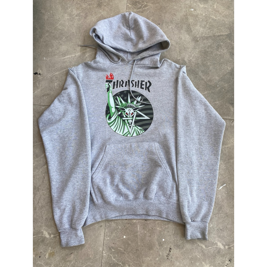 thrasher liberty goat hoodie