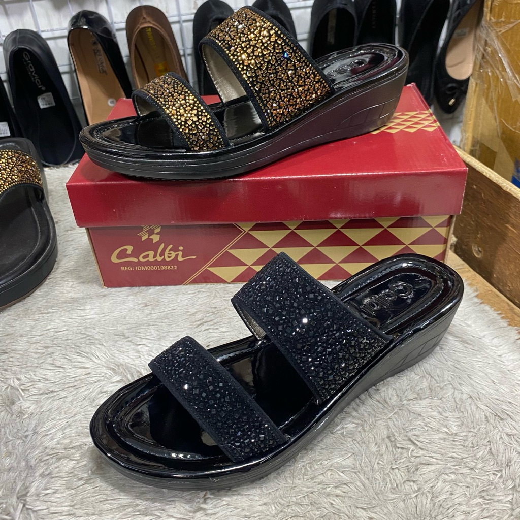 CALBI - RSX-2041 - SANDAL WEDGES CALBI WANITA - CALBI ORIGINAL