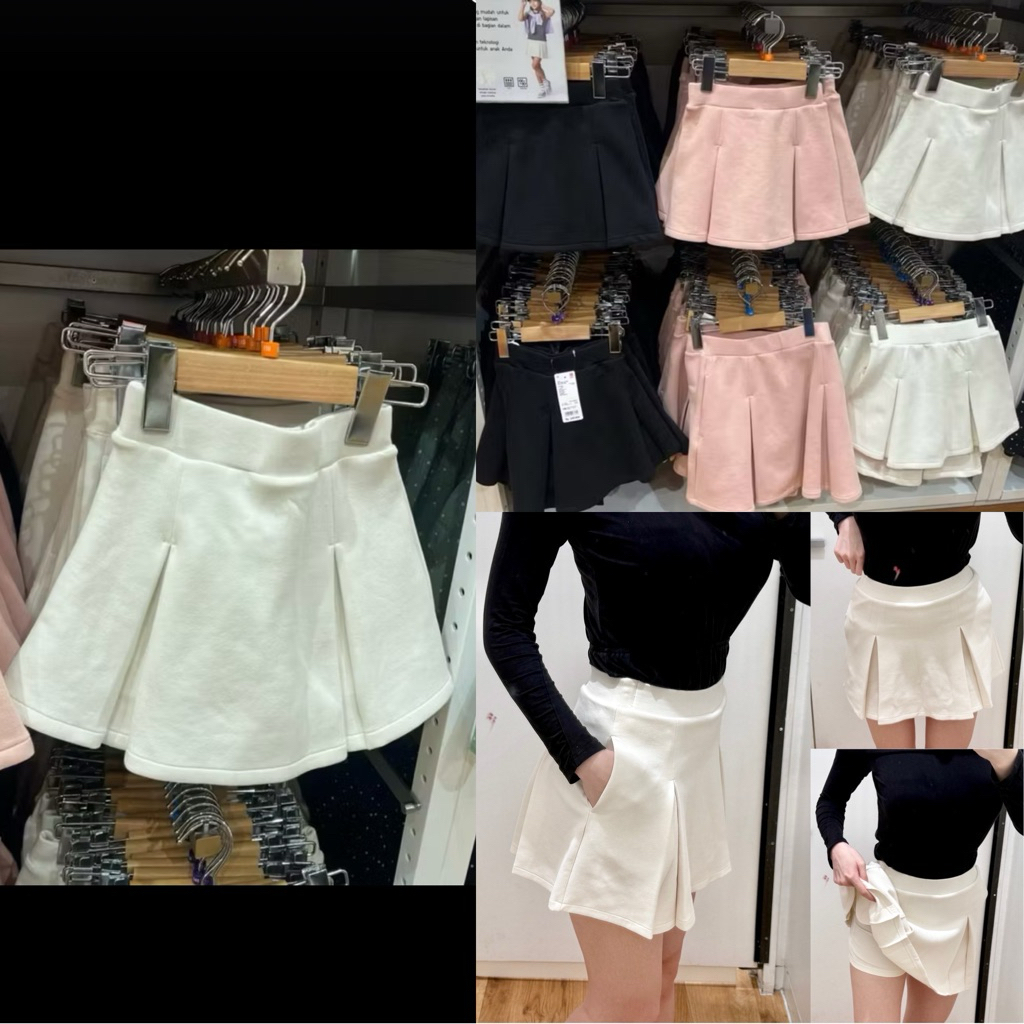 [NEW] SALE ORIGINAL Uniqlo Original Skort Mini Dry Sweat Skirt Rok Celana