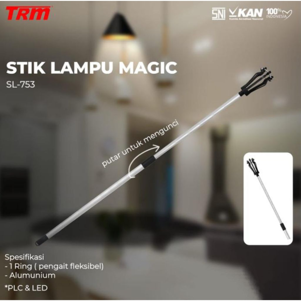 {INSTANT}Tongkat Pasang Lampu Bholam | Gala Stik Tongkat Pasang Lepas Lampu