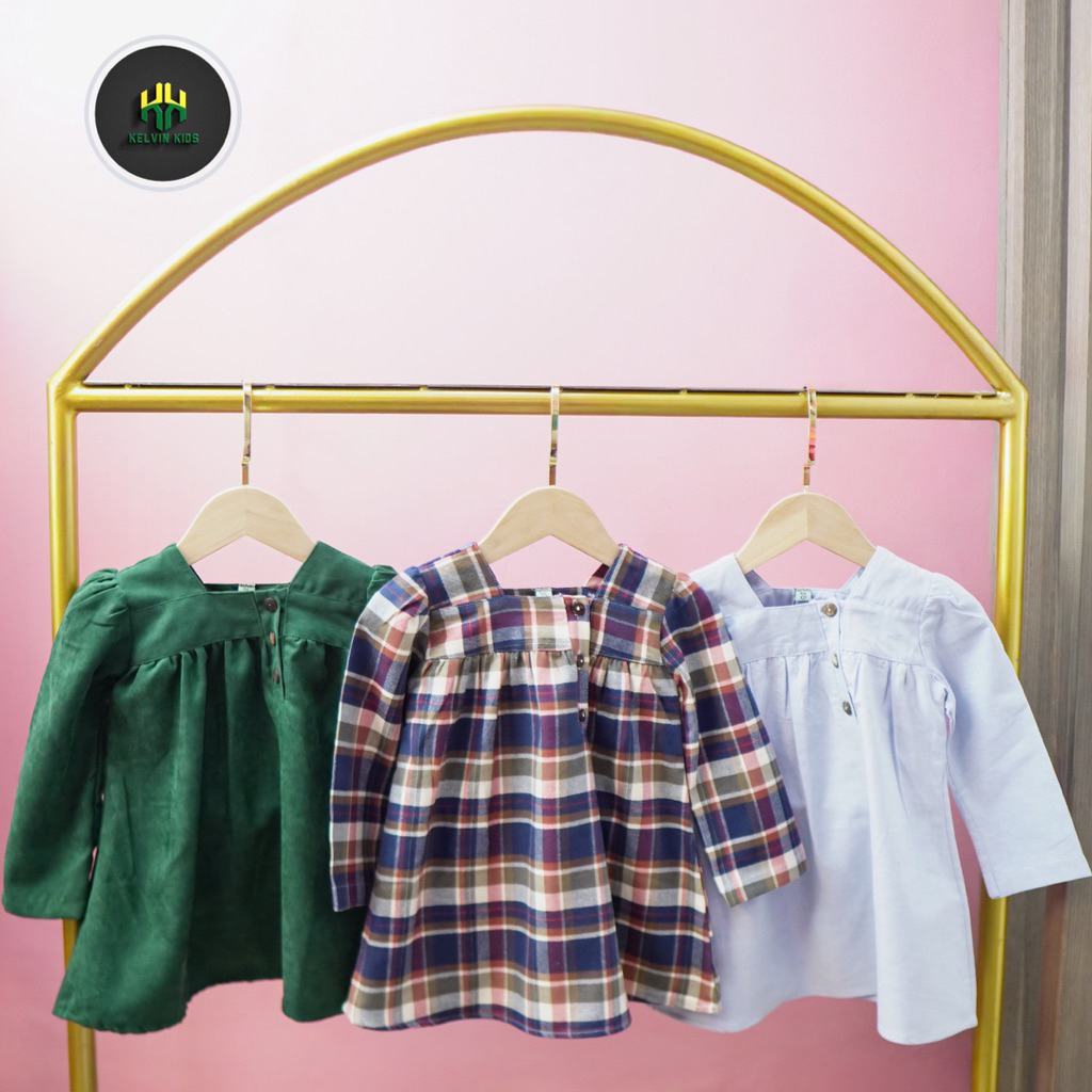 BAJU LONGSLEEVE ANAK USIA 1-5 TAHUN|| FASHION ANAK PEREMPUAN BAHAN KATUN 100% || BABY COURDORAY || K