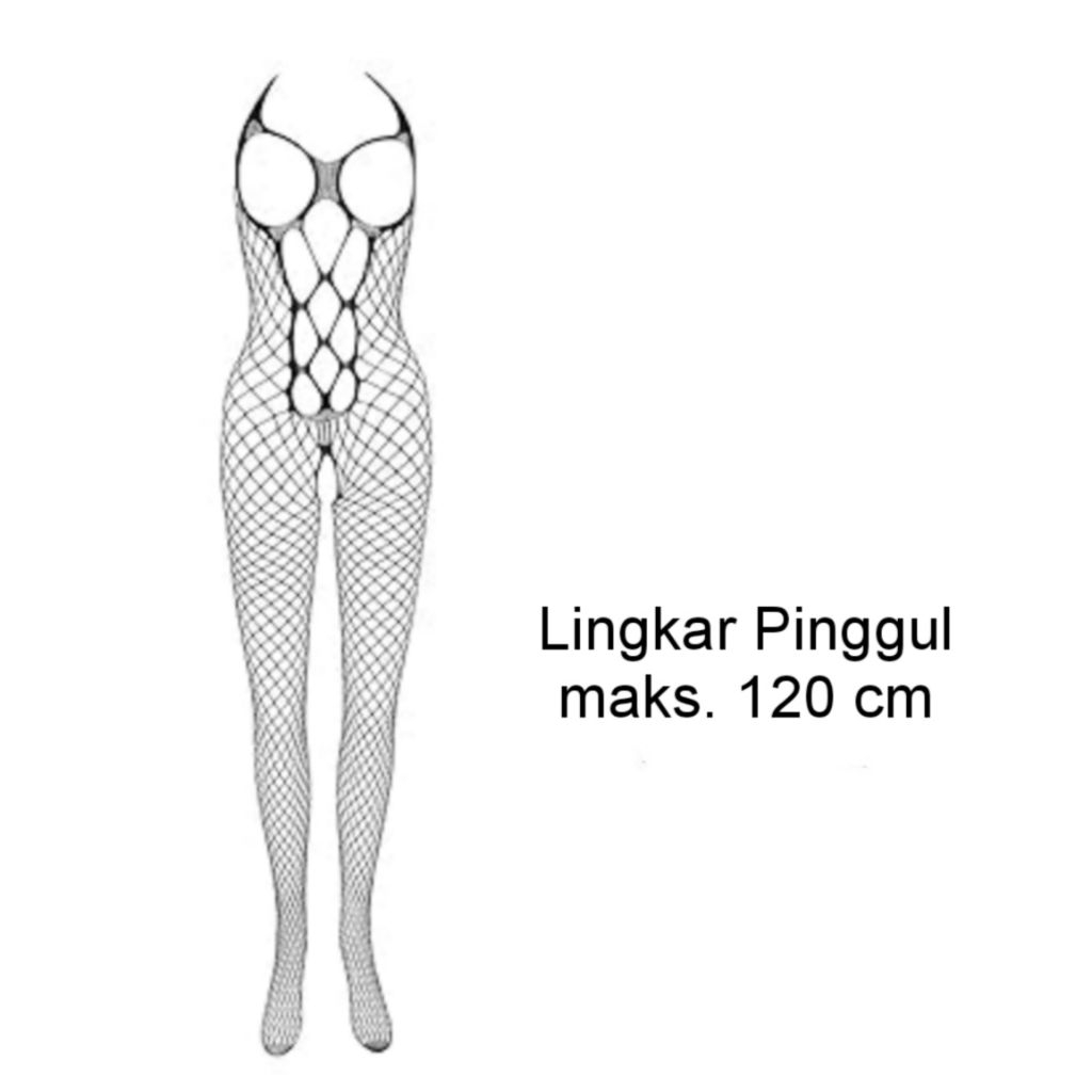 Full Body Stocking Jaring Lubang - Stoking Badan Fishnet 8040