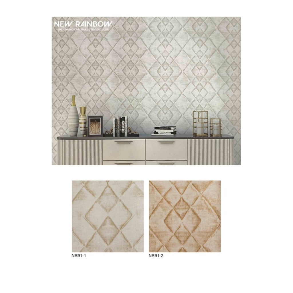 wallpaper industrial  / wallpaper garis 3d / wallpaper new rainbow