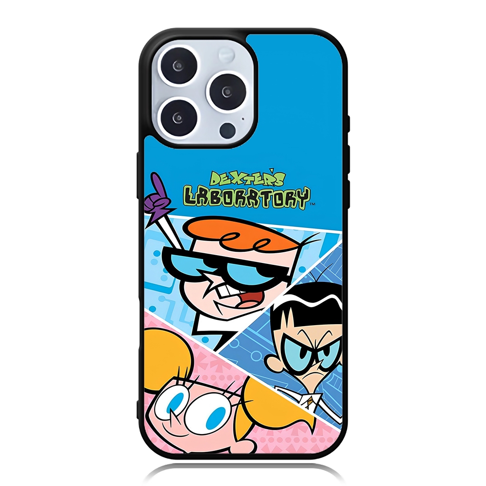 iPhone Case 16 15 14 13 12 11 X XR Xs 8 7 6 5 Plus Pro Max SE Softcase Dexter Dexter's Laboratory