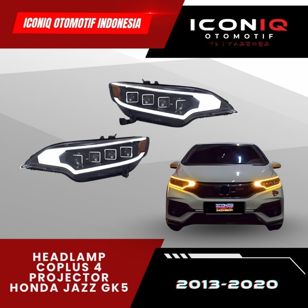HEADLAMP COPLUS 4 PROJECTOR HONDA JAZZ GK5