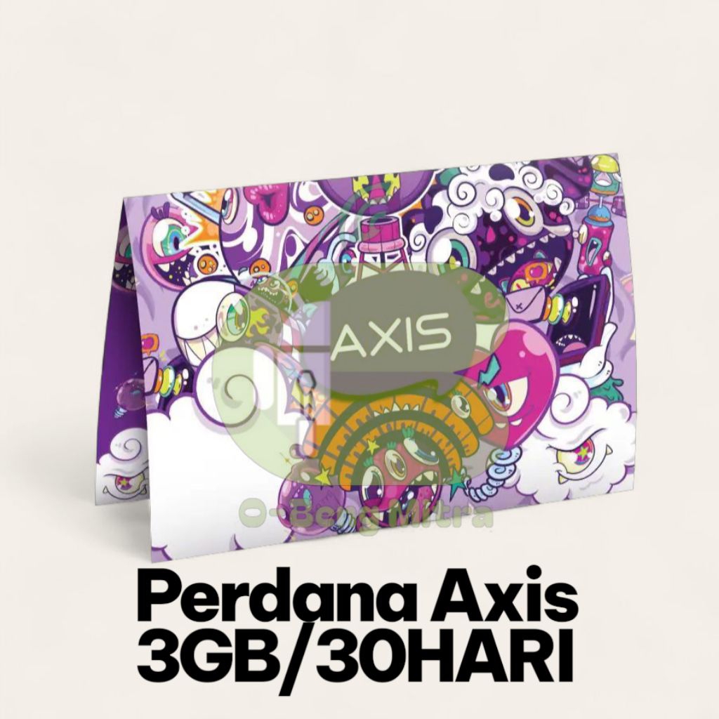 Kartu Perdana AXIS (SP3k) Kosongan & 3GB – Masa Tunggu Panjang