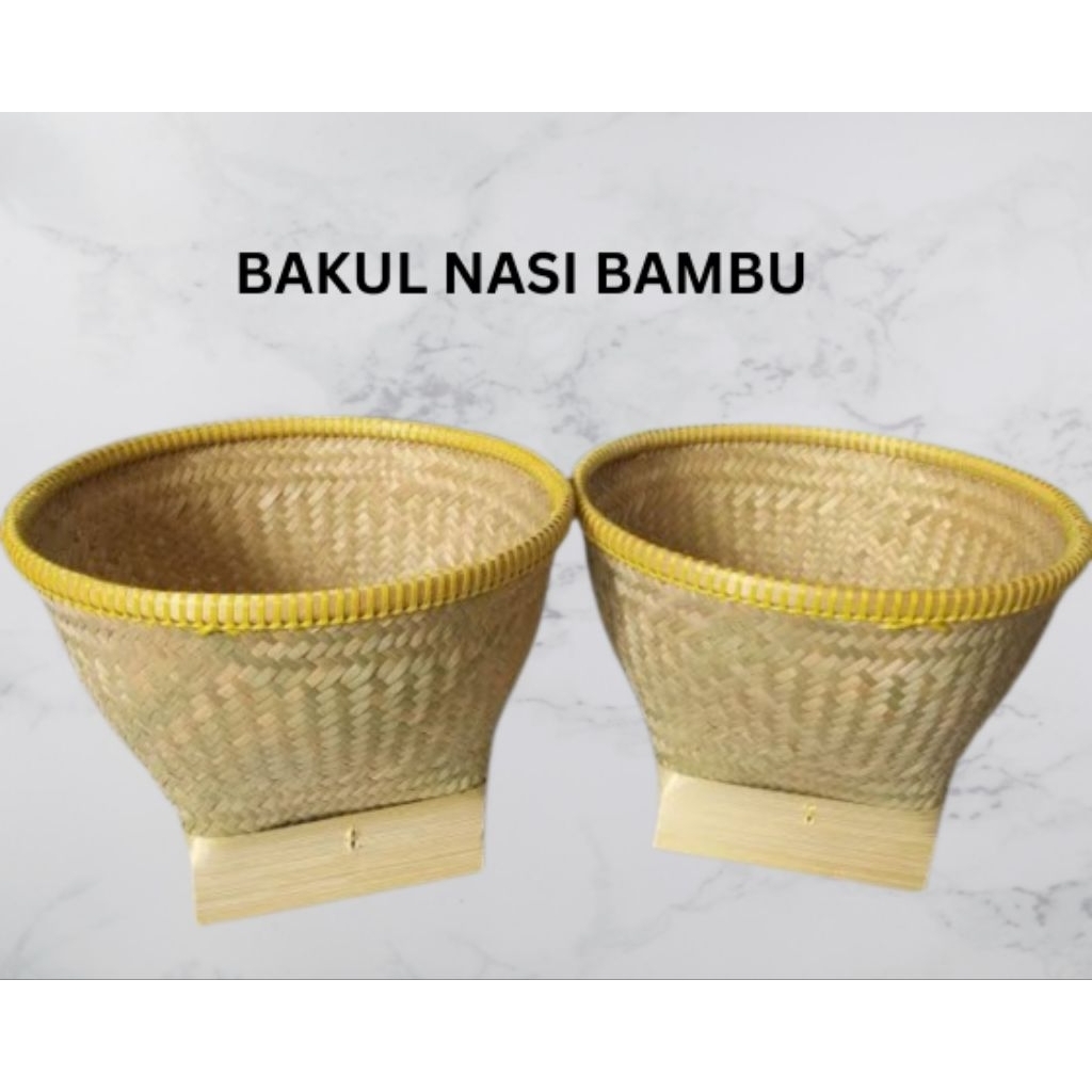 Bakul Nasi Bambu Jumbo Diameter 52cm