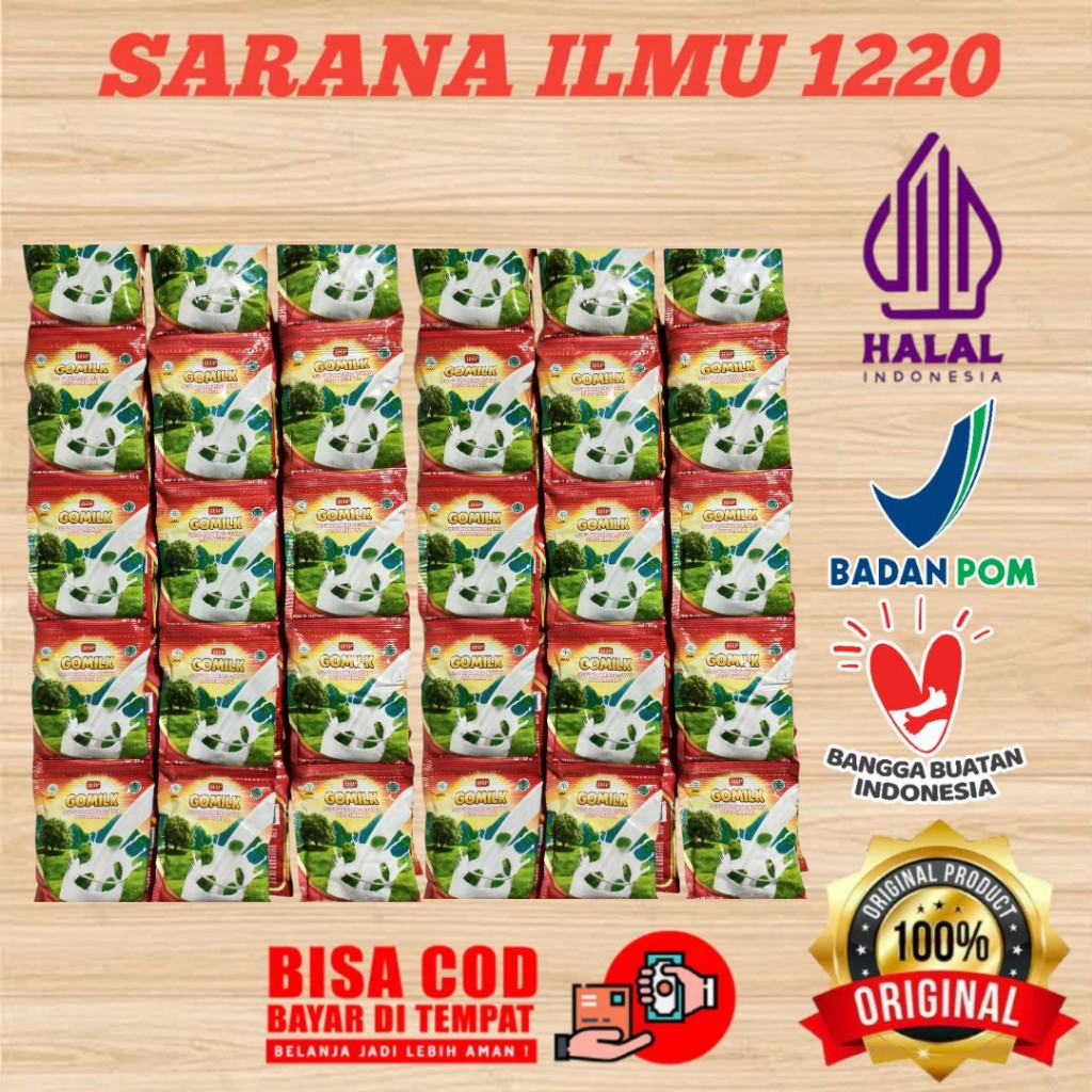 JHP | GOMILK | SUSU KAMBING ETAWA PLUS HERBAL | 1 RENCENG 10 PC