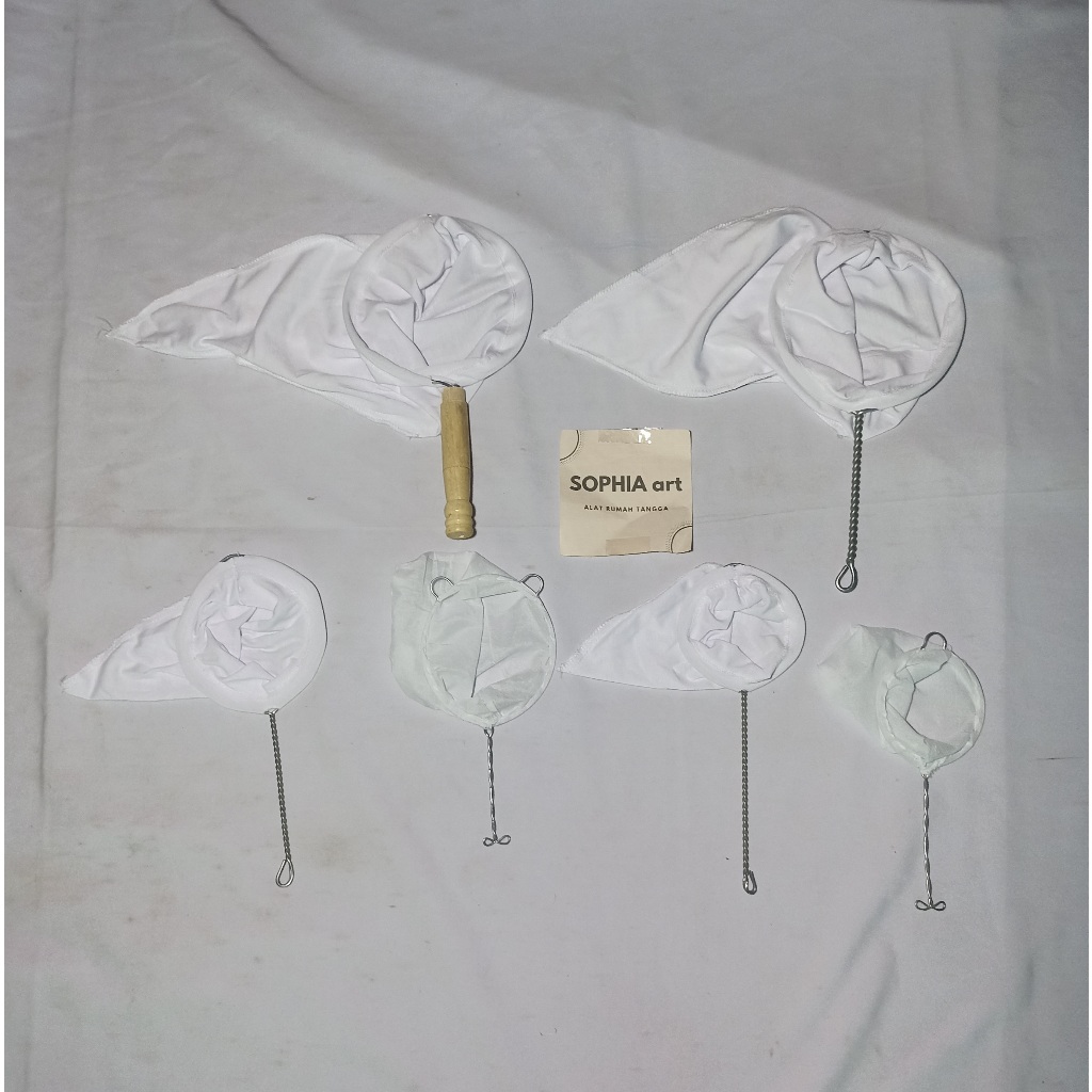 SARINGAN AIR TEH TARIK KOPI JUS JAMU SANTAN KAIN MAJUN KASA PENYARING FILTER SERBAGUNA