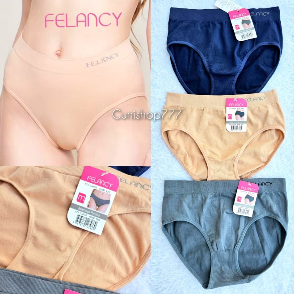 PANTY FELANCY SEAMLESS COMFORT MAXI MIDI CELANA DALAM WANITA CD POLOS