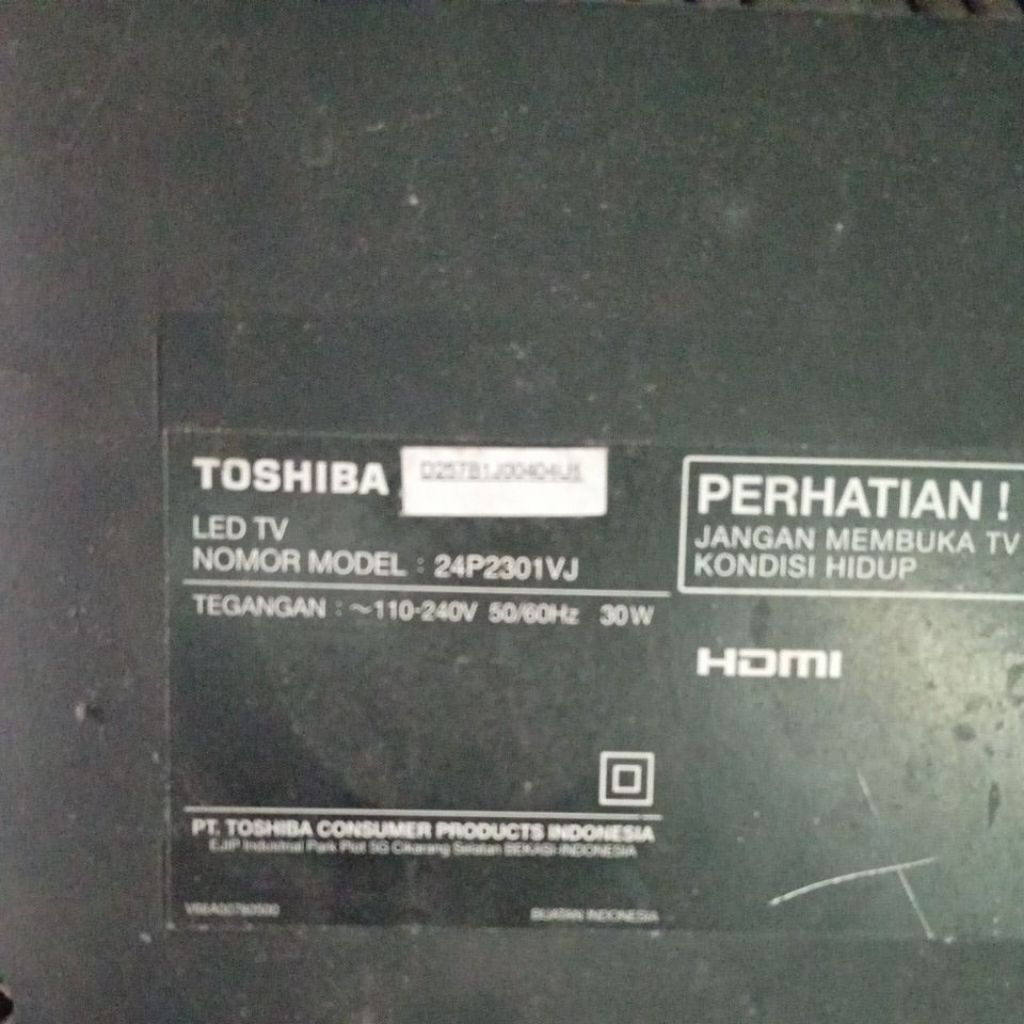 mb tv toshiba 24p2301vj