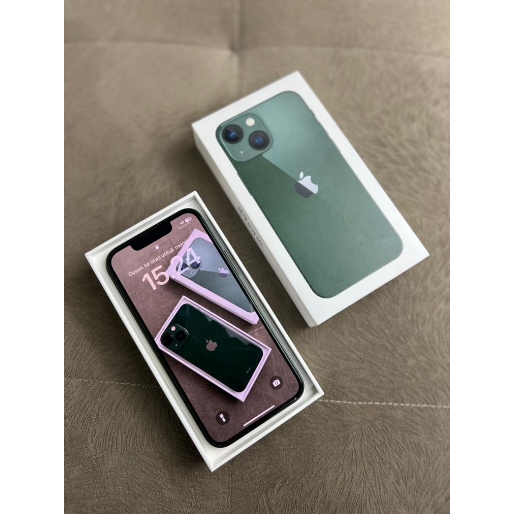 IPHONE 13 MINI 128GB IBOX FULLSET ORIGINAL LIKE NEW SECOND GOOD CONDITION