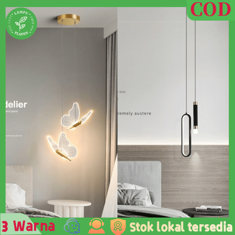 one_leaf lampu gantung kamar lampu kamar tidur lampu plafon minimalis pajangan kamar aesthetic 3 war