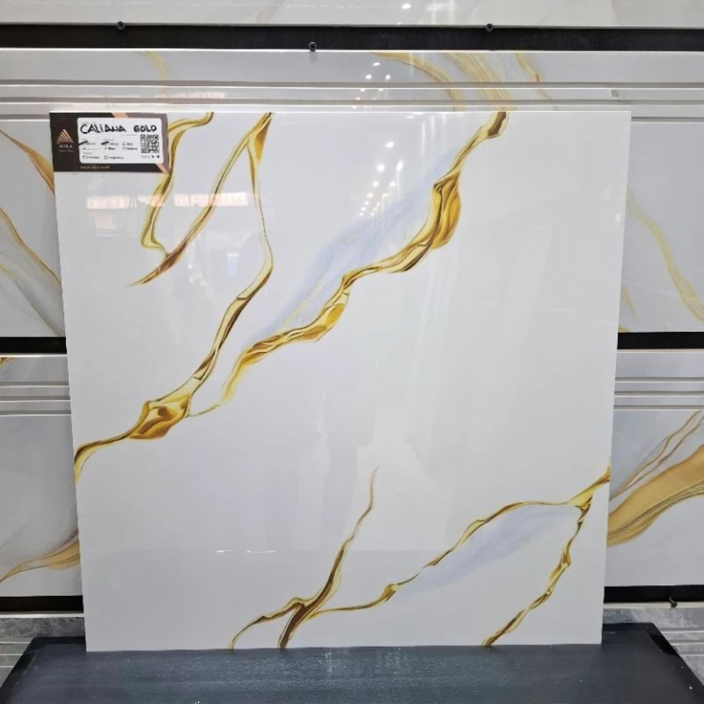 Granite Lantai 60x60 Caliana Gold | Arna | Glazed Polished