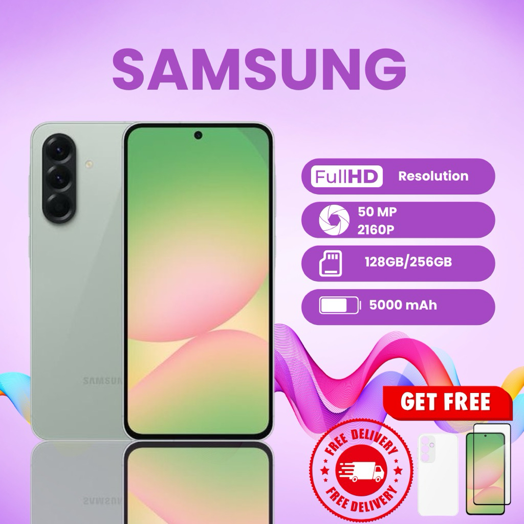 SAMSUNG GALAXY A56 5G NEW  RAM 8+8|128GB FREE TG,CASE
