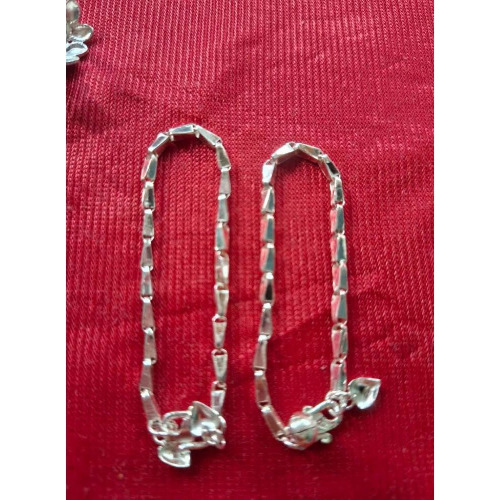 Gelang Padi perak murni asli anak dewasa