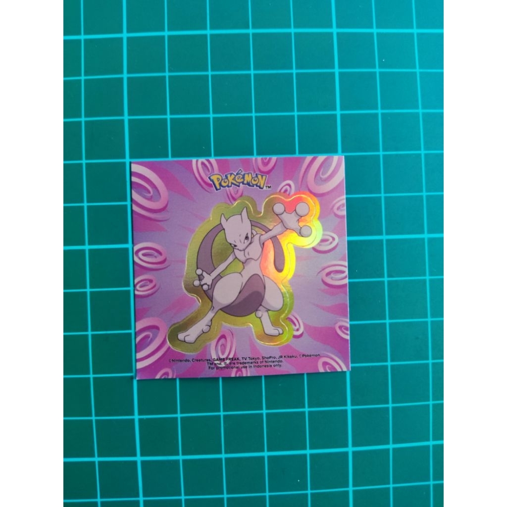Mewtwo Sticker Milkita x Pokemon (Versi 2)