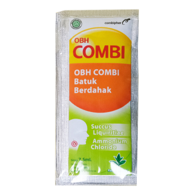 OBH Combi Obat Batuk Berdahak Cair Mentol Sachet 5 x 7.5 ml