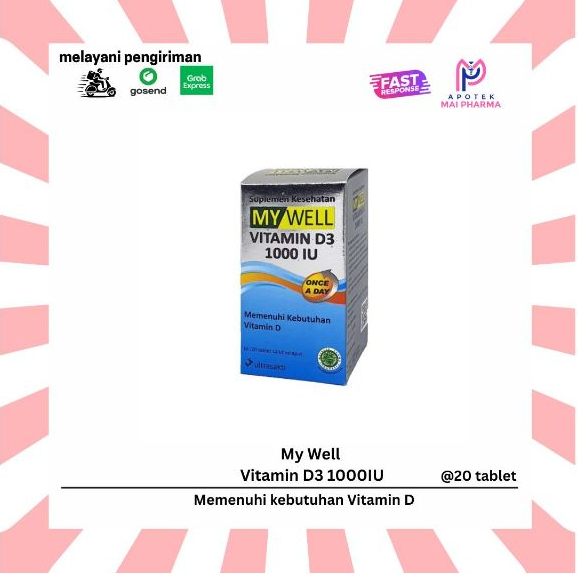 My Well  Vitamin D3 1000IU