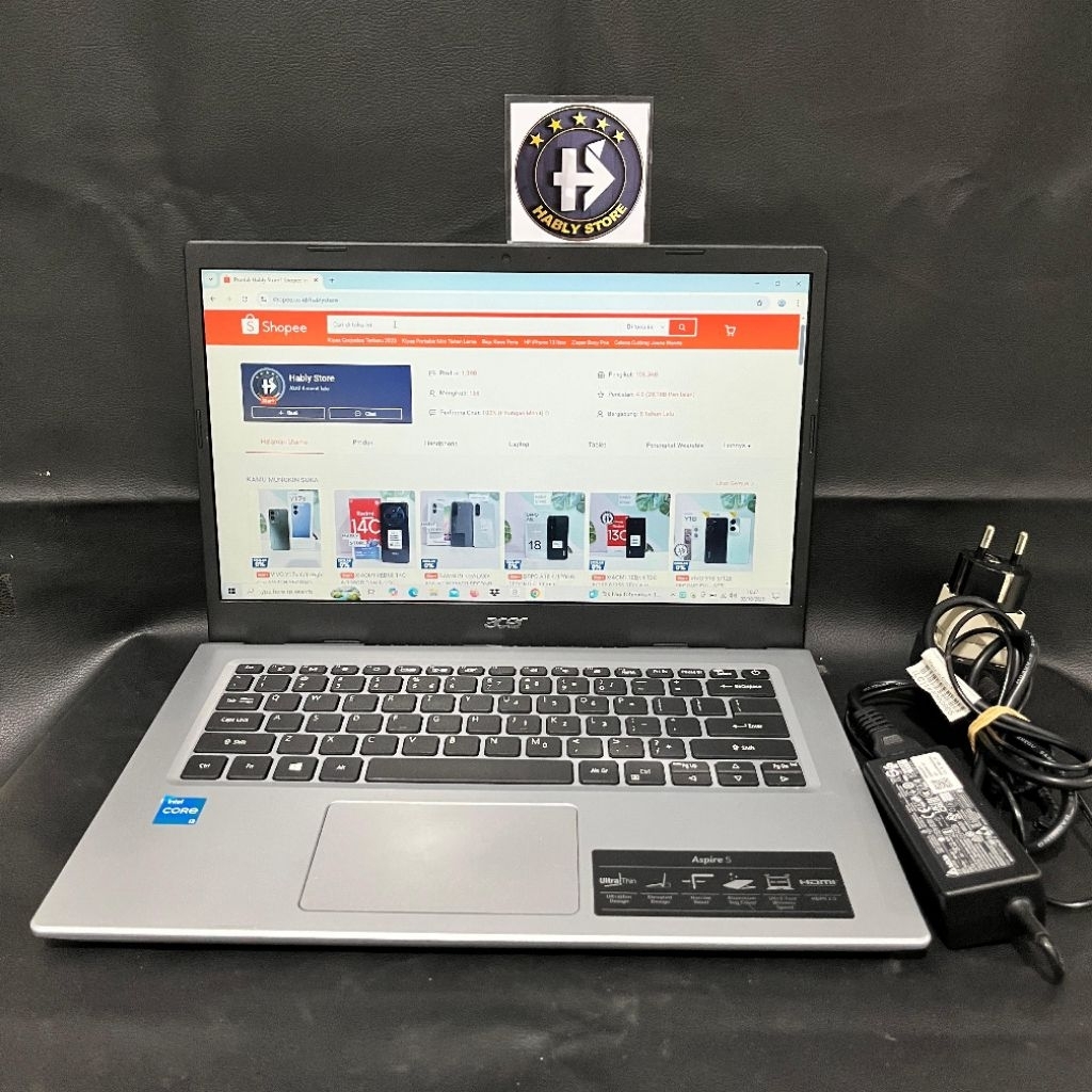 LAPTOP ACER ASPIRE 5 A514-54 CORE i3 1115G4 4GB SSD 512GB 14INCH SECOND MULUS BERGARANSI
