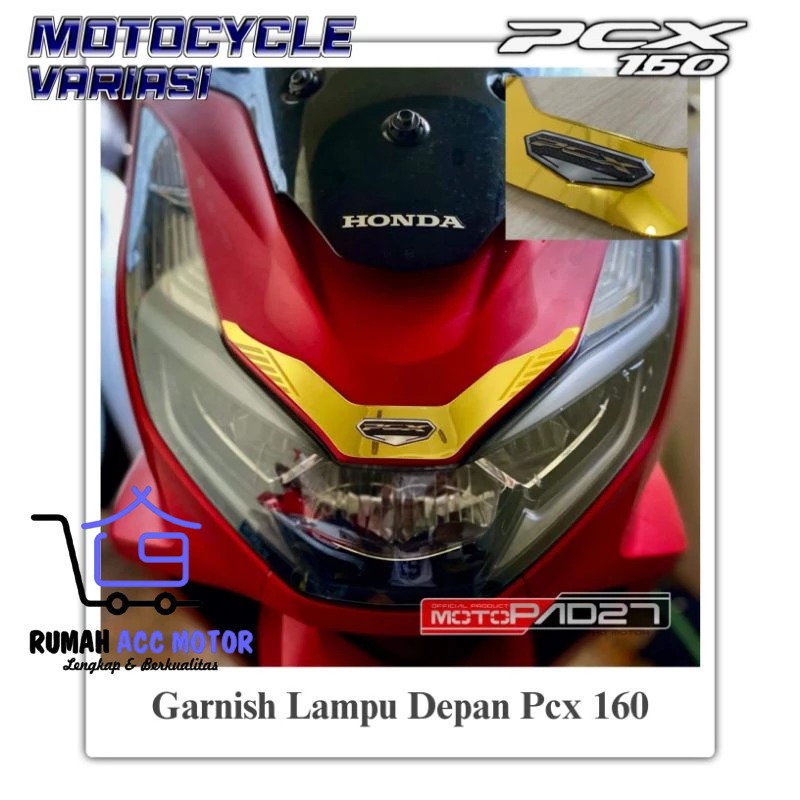 Garnish Lampu Depan Pcx 160 Garnis Alis Lampu Depan PCX 160