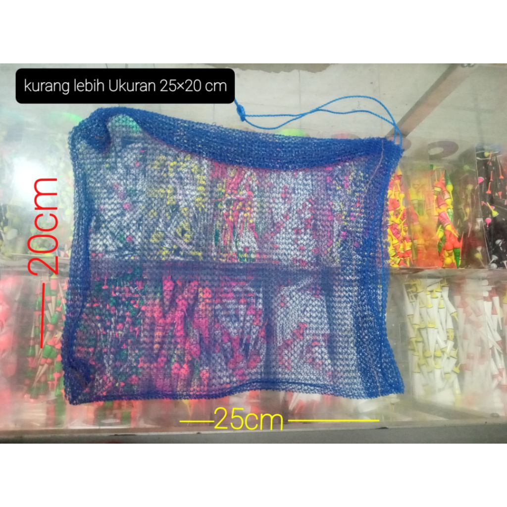 Tempat ikan isi (10pcs)/waring ikan/jaring tempat ikan kecil