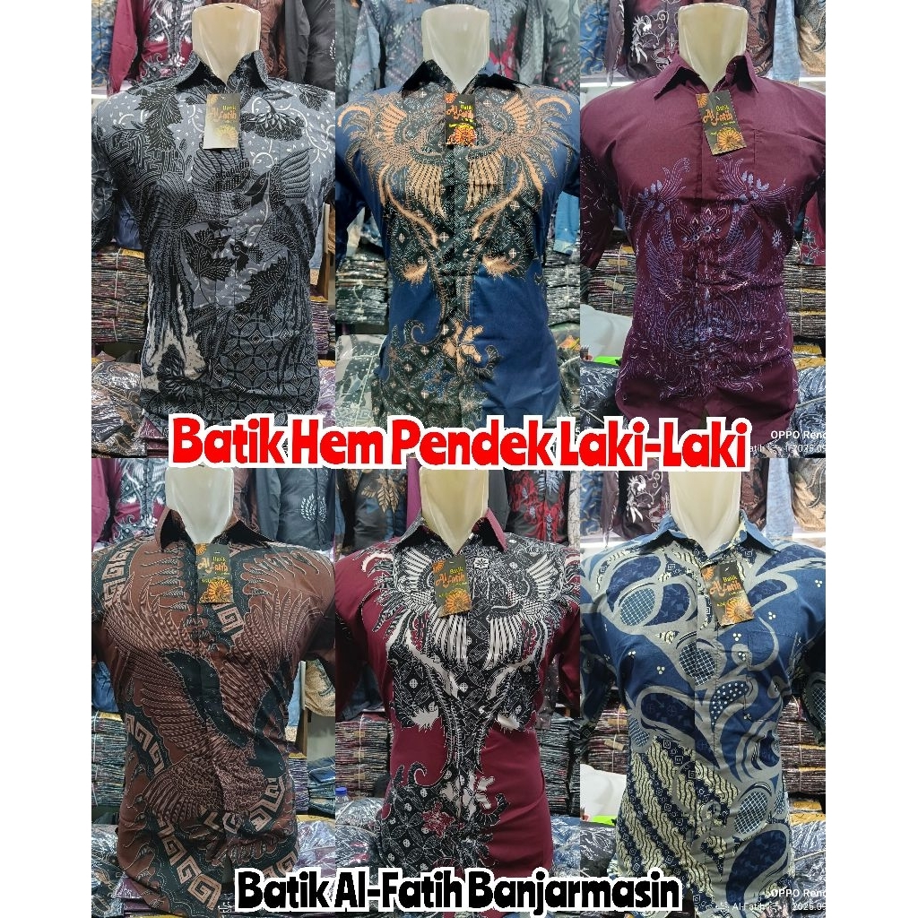 Batik Hem Pria Al-Fatih Banjarmasin